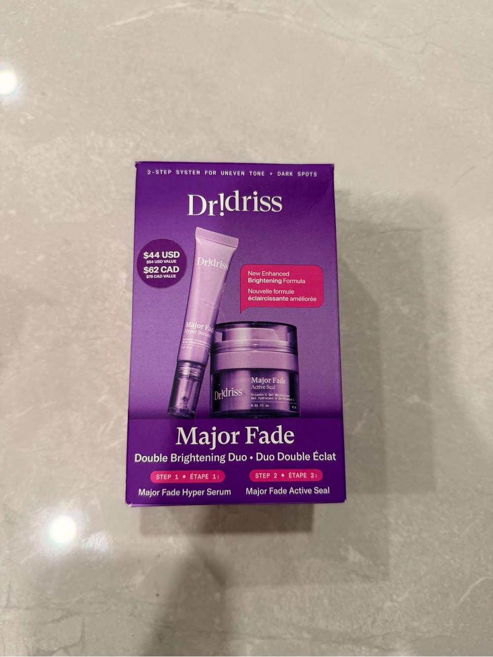Dr. Idriss Major Fade Double Brightening Duo - Purple